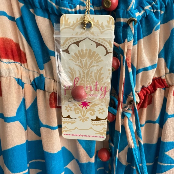 Anthologies Plenty by Tracy Reese Desert Turquoise Maxi Dress size Small - Picture 7 of 16